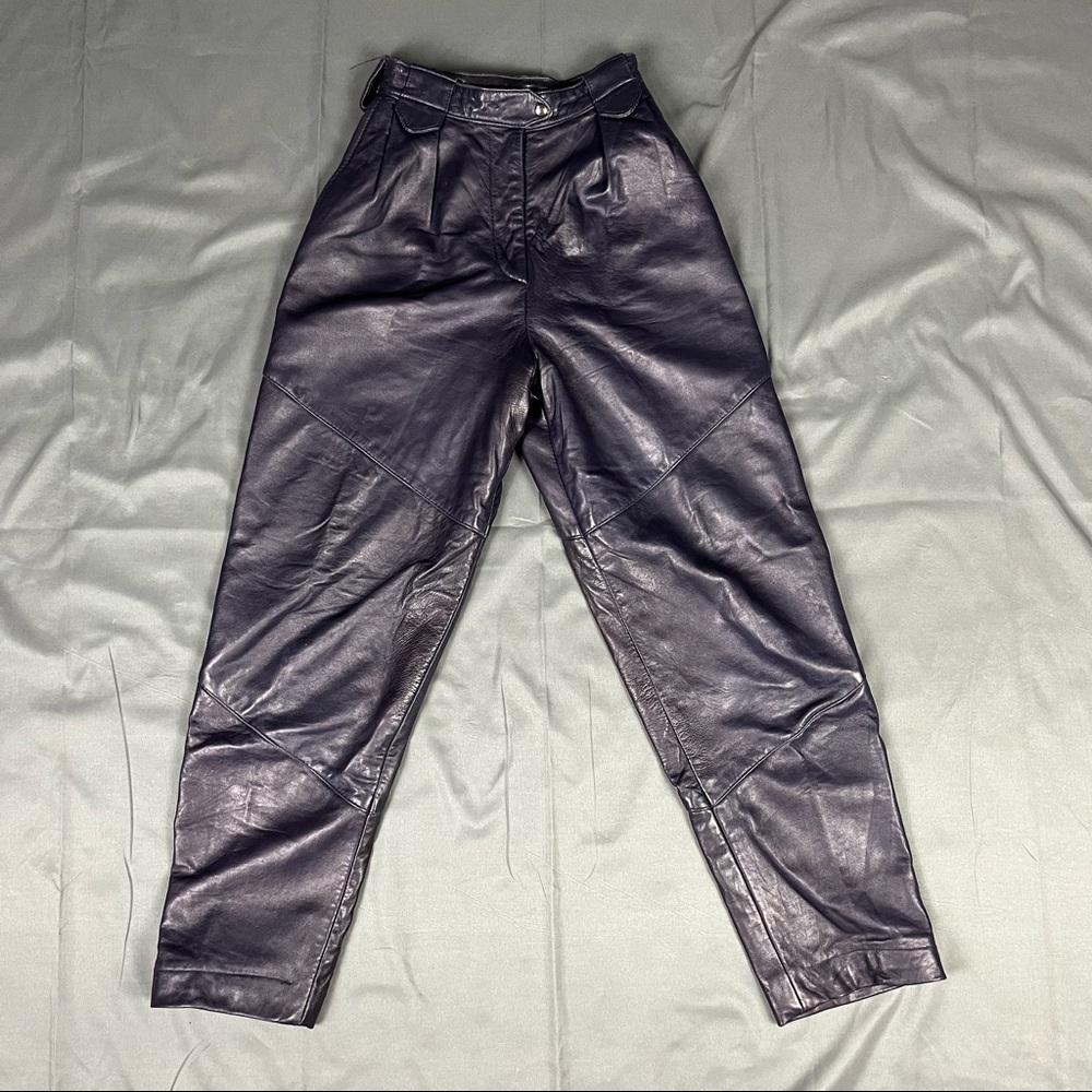 Vintage Laurence Roy Genuine Leather Pants | Size 5